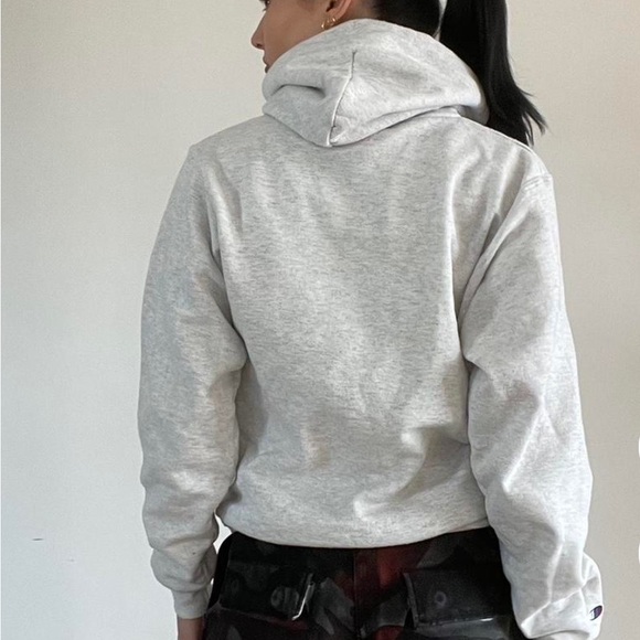 Erewhon Hoodie (Champion x Pizzaslime) ~ Ash Grey - Picture 2 of 4